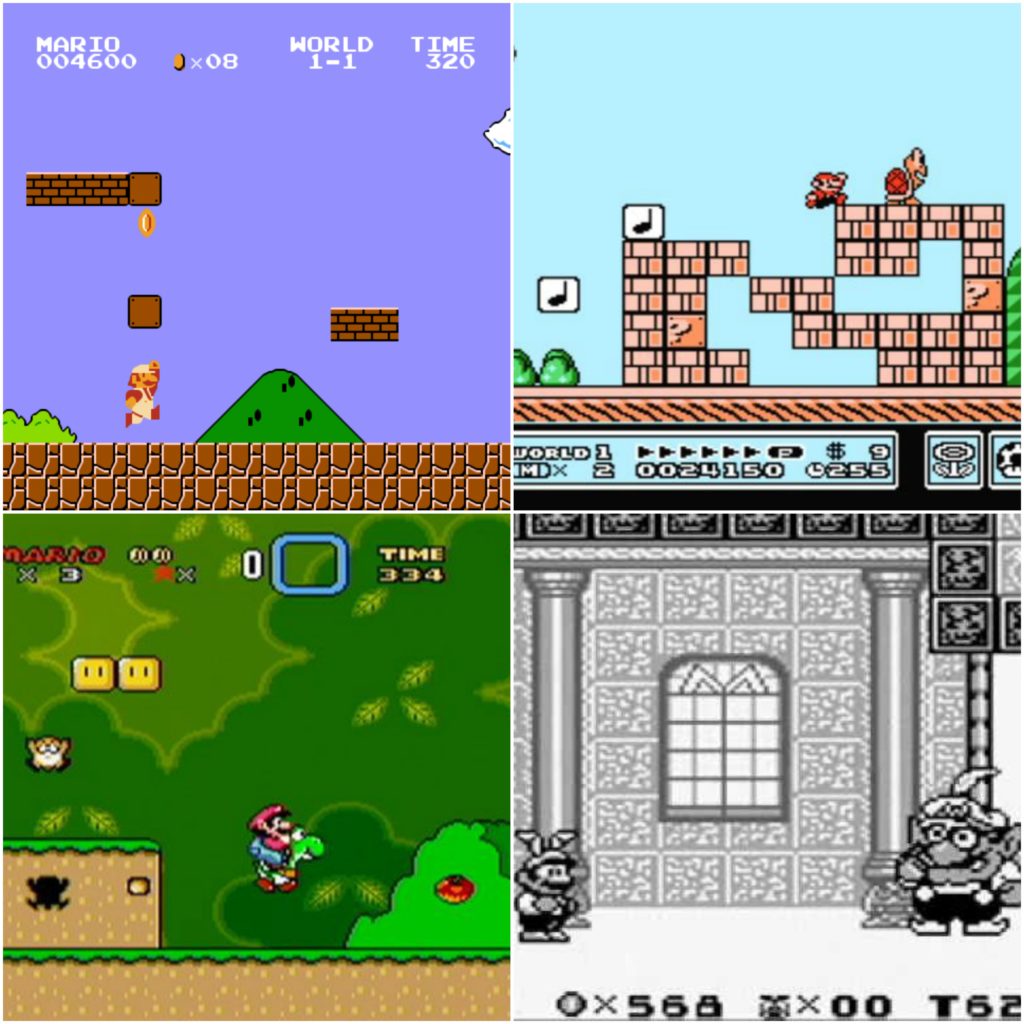 Classic Mario games