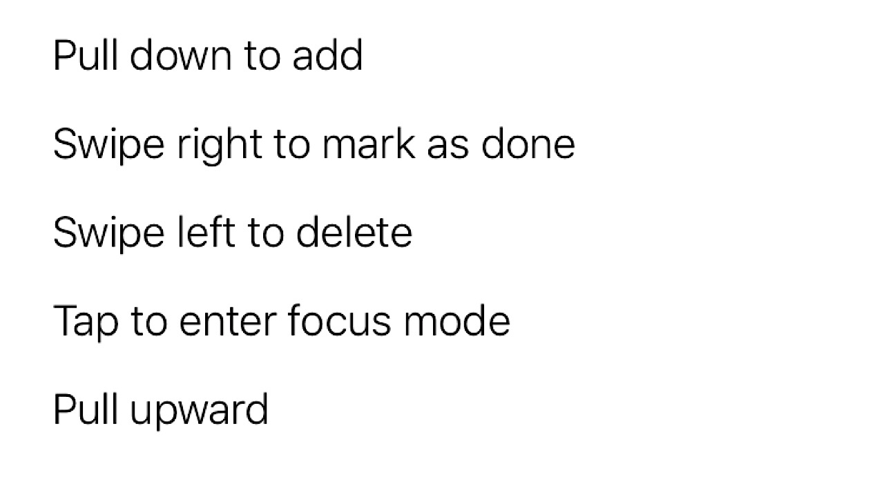 MinimaList screenshot