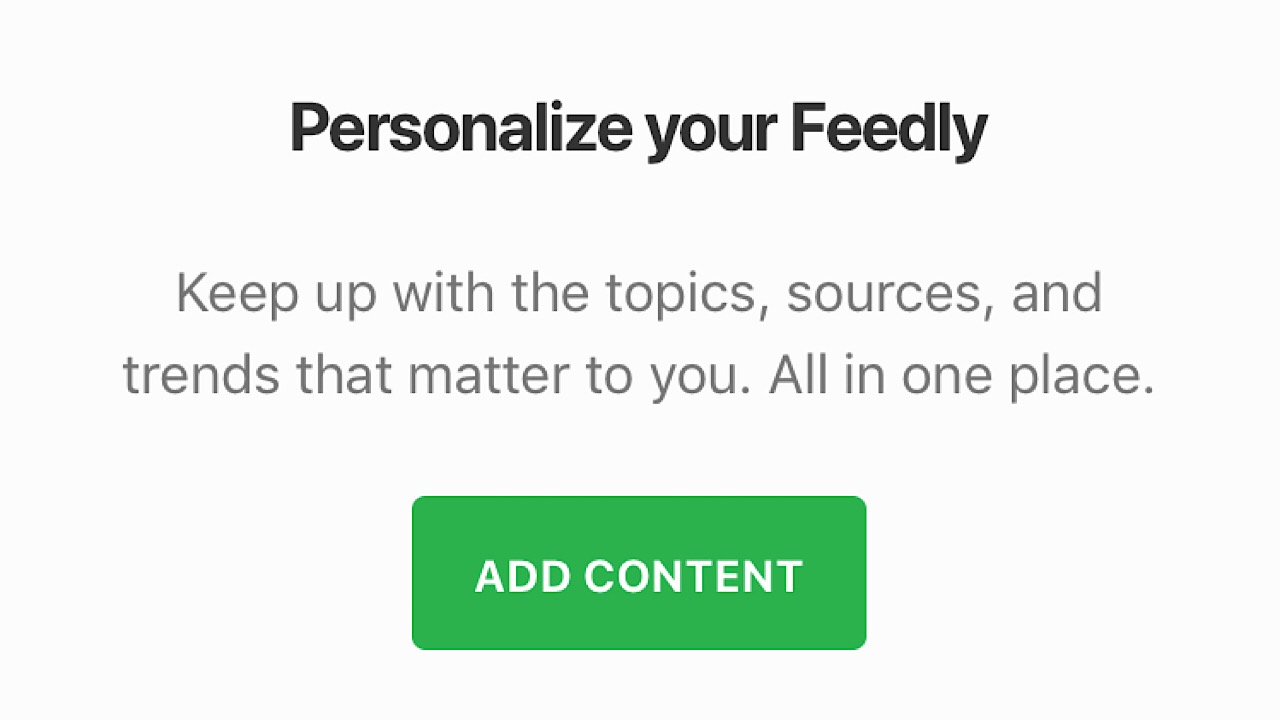 feedly screenshot