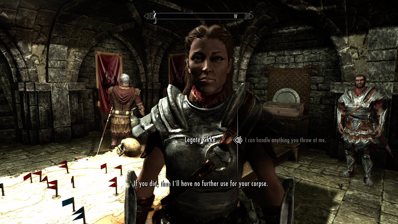 Legate Rikke has no use for your corpse