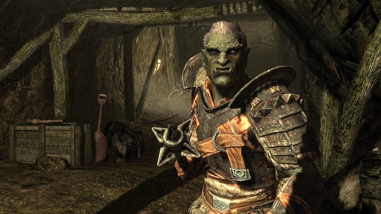Orcs in heavy armor are a fearsome sight