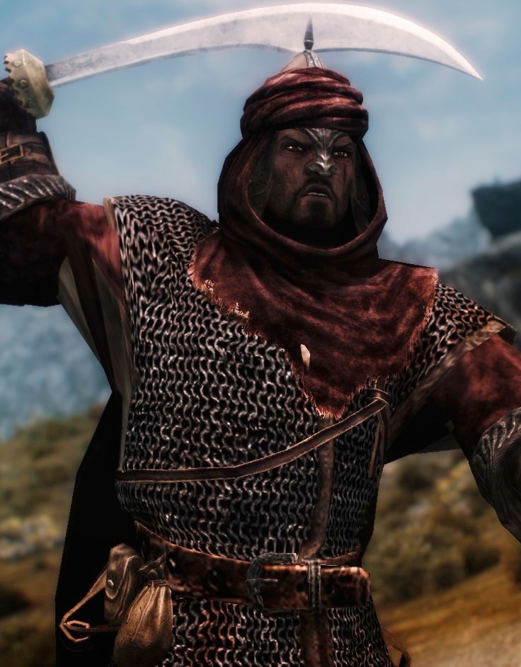 Redguard in frenzy mode