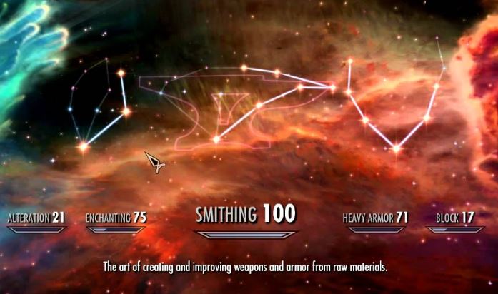 Maxing out your blacksmith skill means crafting armor won't level you anymore