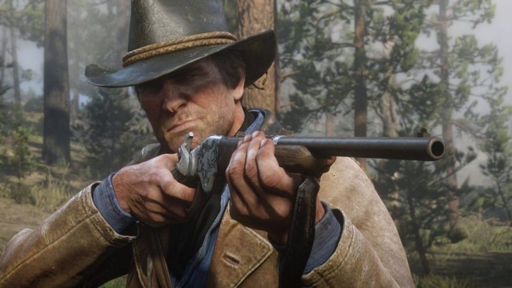 red dead 2 arthur rifle