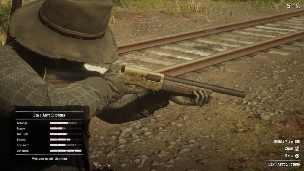 red dead 2 auto shotgun