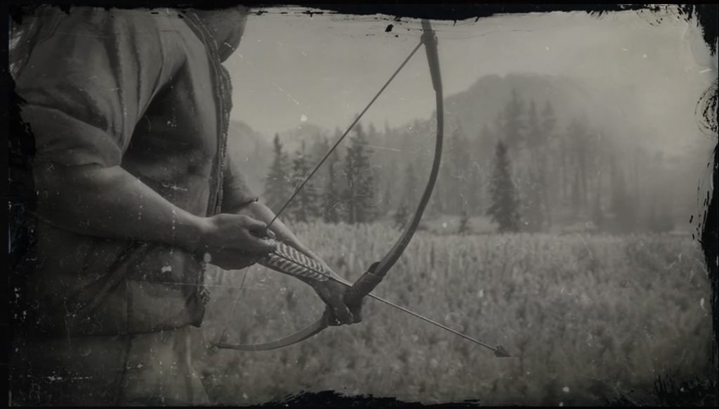 rdr2 bow and arrow