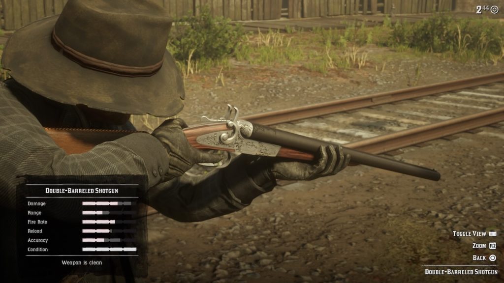 red dead 2 double barrel