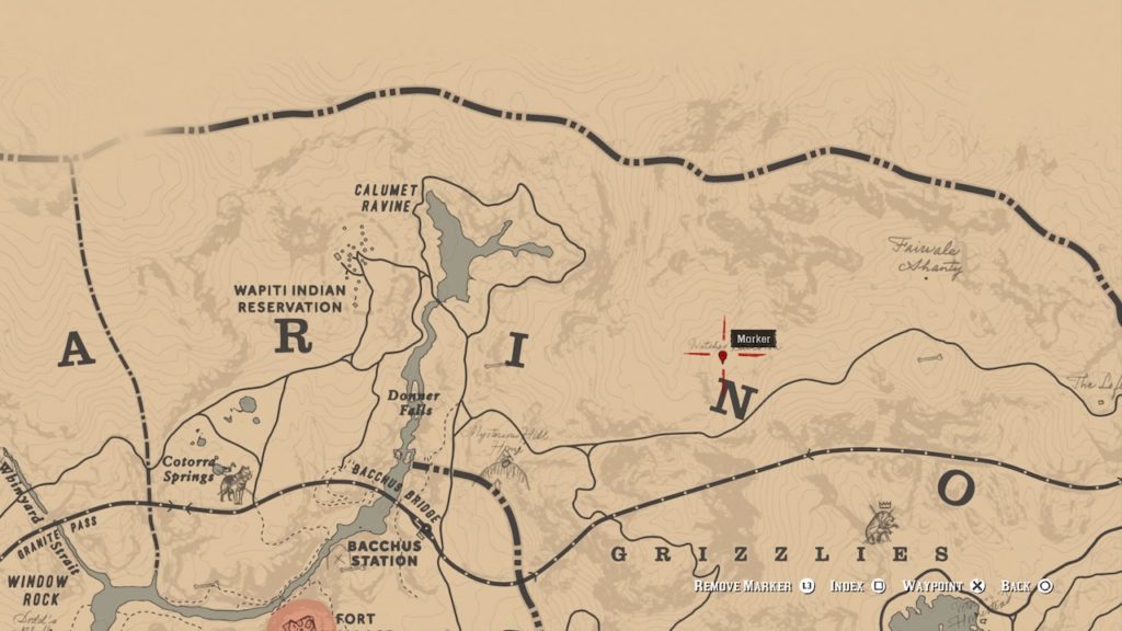 red dead 2 witches cauldron map