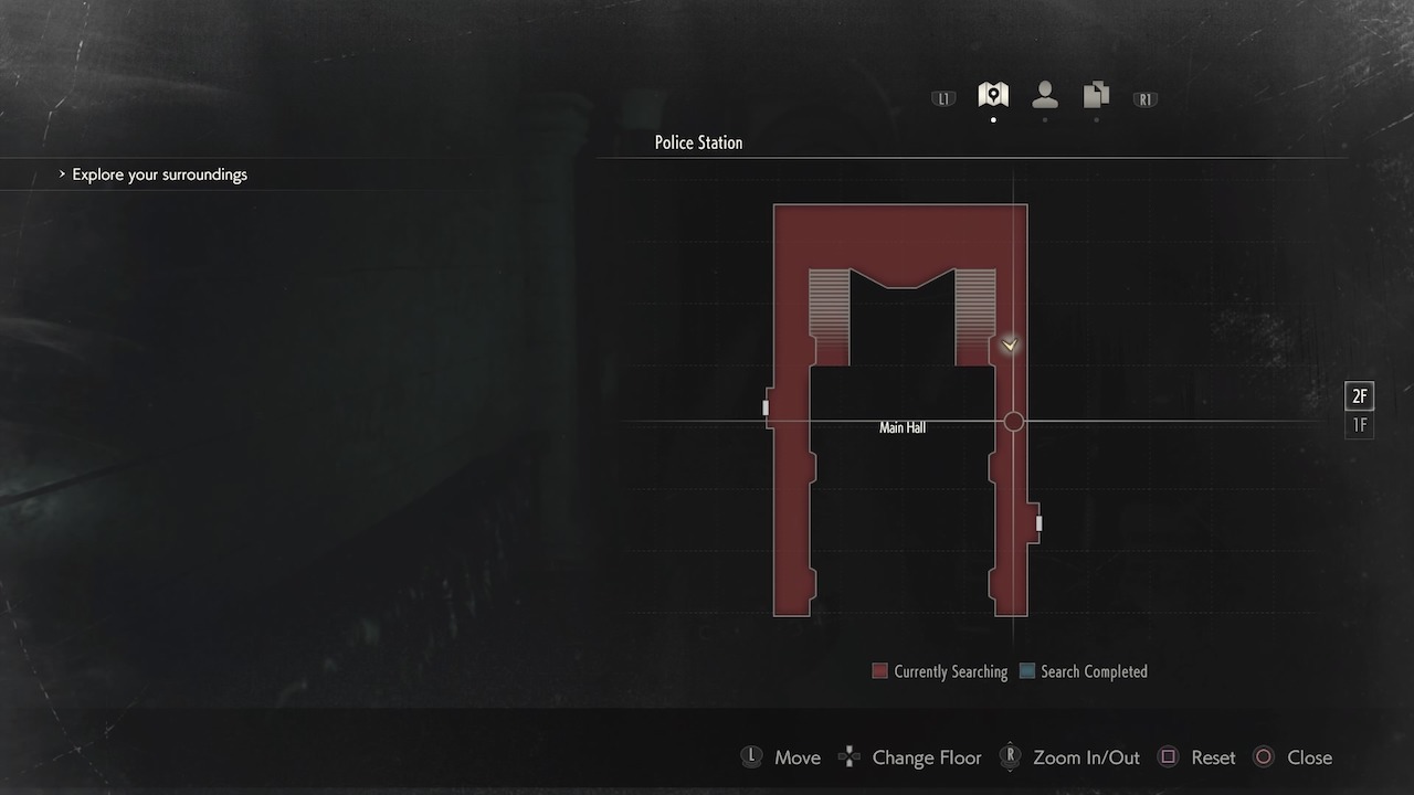 resident evil 2 survival guide map readout