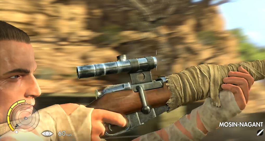 Sniper Elite 3 aiming