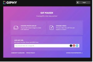 GIF Maker app mobile web