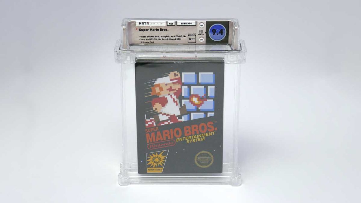 Rare Super Mario Bros. game sells for $100,150