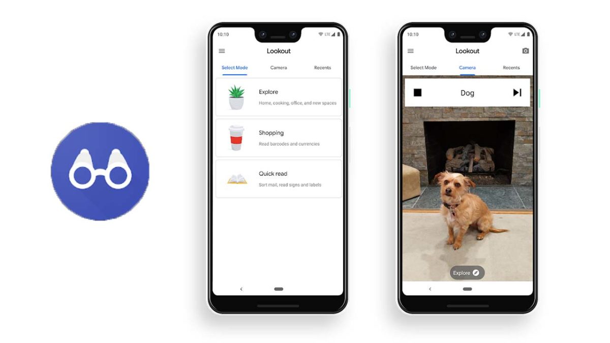 Google lookout visually impaired assistance screenshots