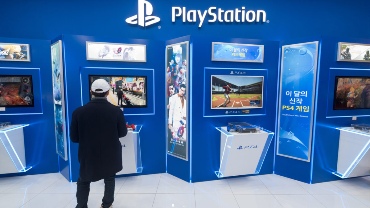 playing playstation