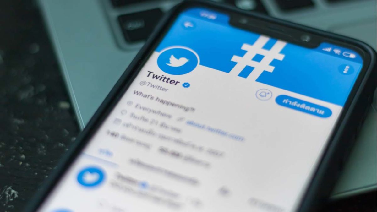 Twitter page