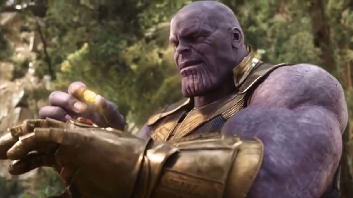 Thanos with Mind Stone