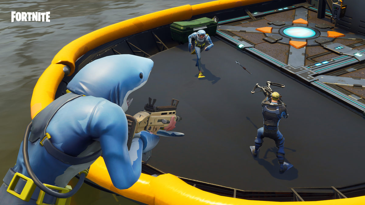 fortnite creative shark attack