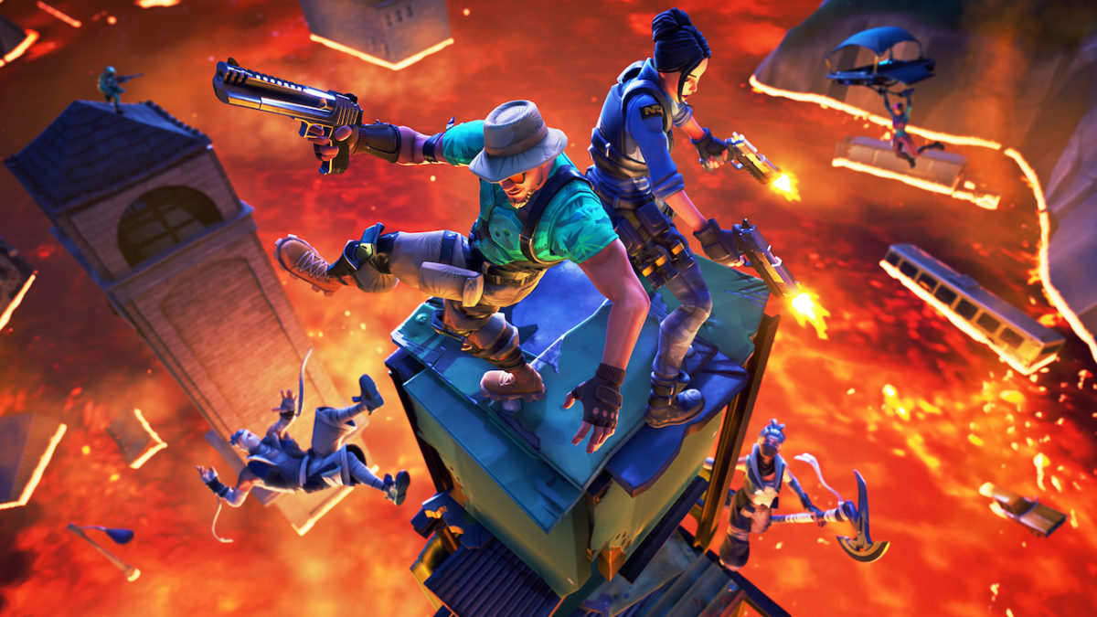 Tilted Towers destroyed in Fortnite Season 8 Finale