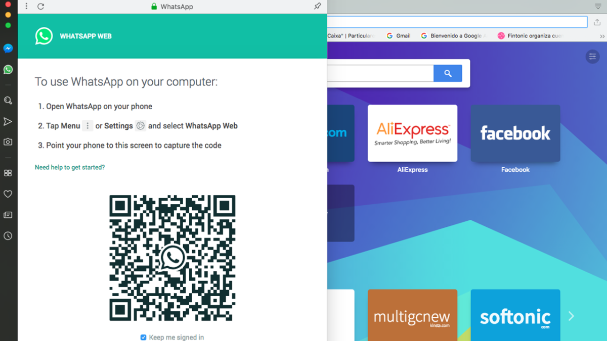 If you use WhatsApp or Facebook Messenger, you have to check out the Opera browser