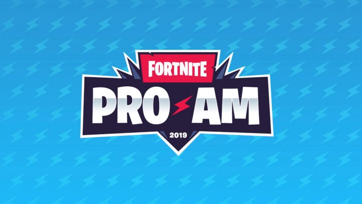 fortnite pro am 2019 logo