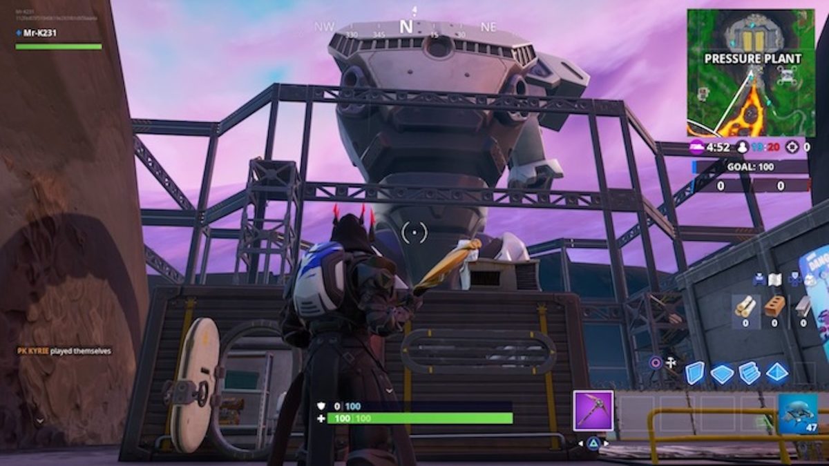 fortnite season 10 giant robot