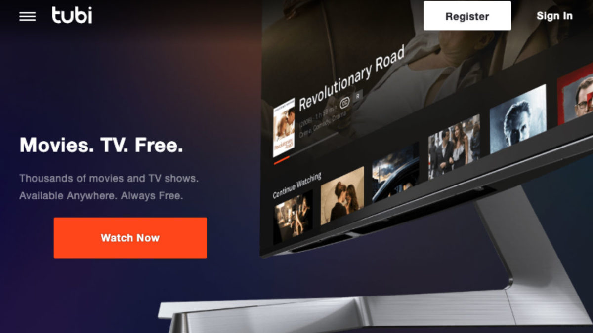 Tubi TV sign up
