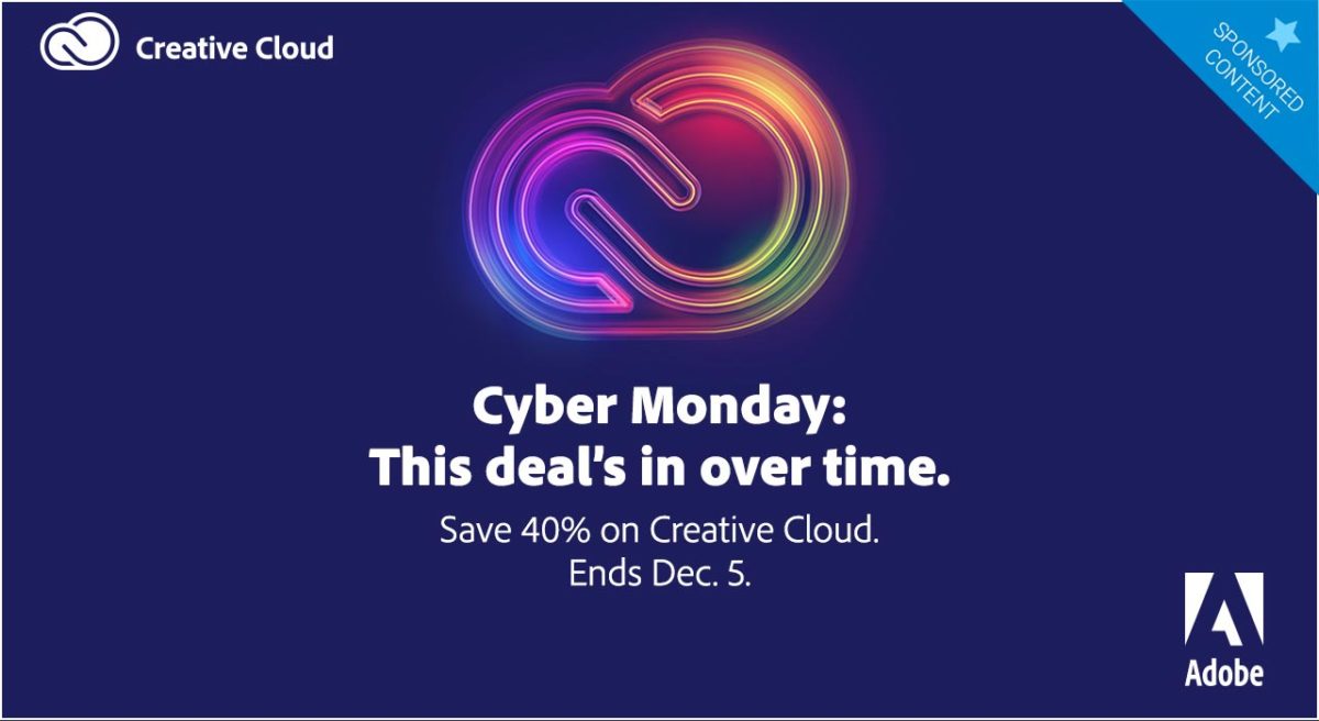 An astounding Cyber Monday deal on Adobe Creative Cloud services
