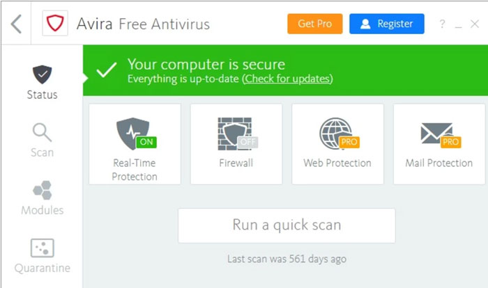 Avira-Free-Antivirus-interface