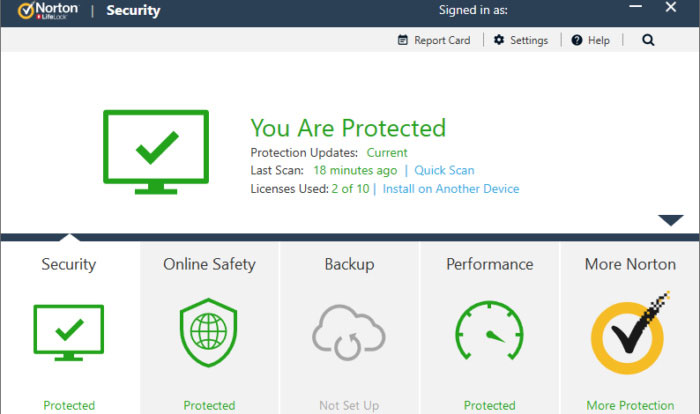 Norton-Internet-Security-interface