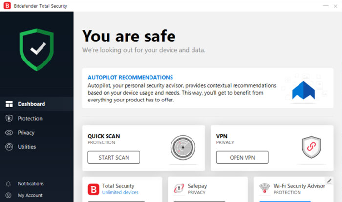 bitdefender-interface