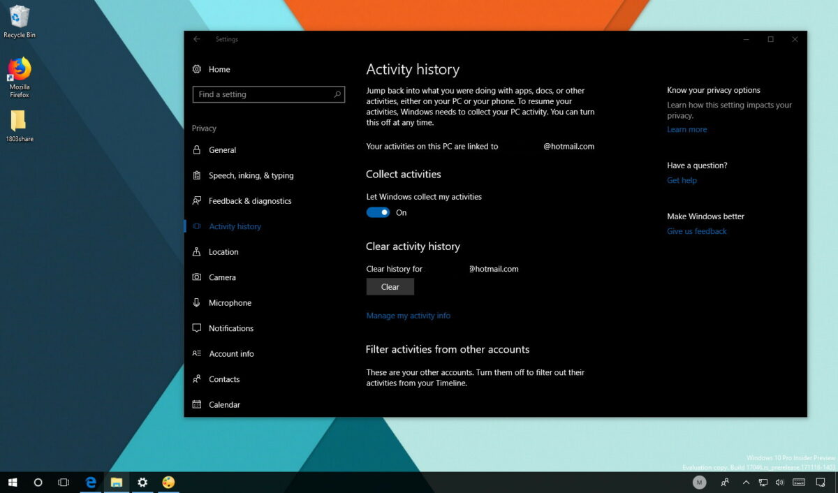 How to Clear Your FULL Windows 10 Activity History