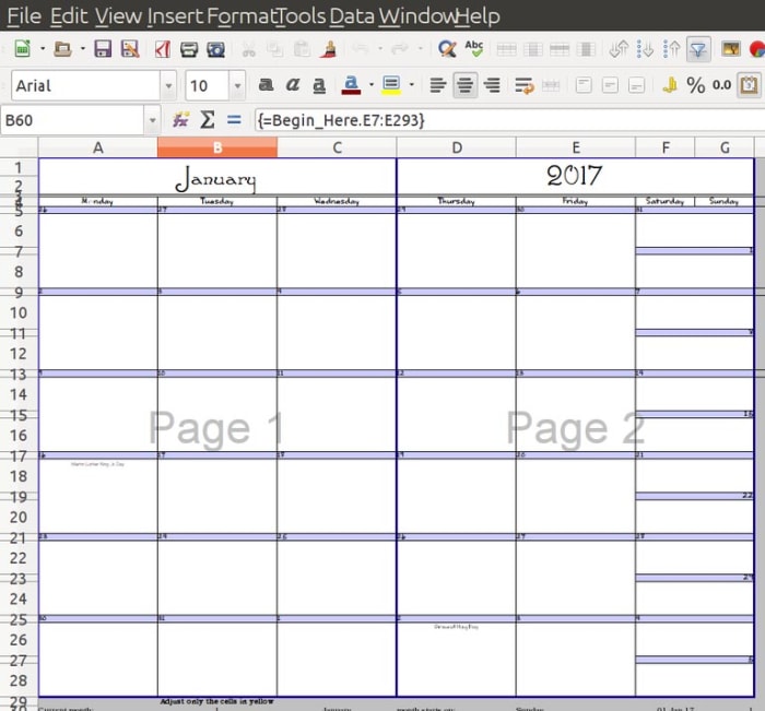 calendar creator