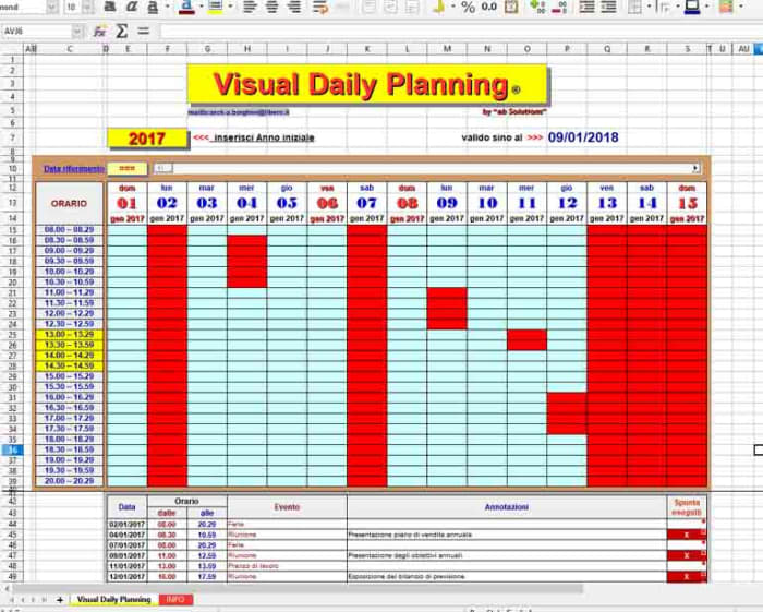 Daily planner