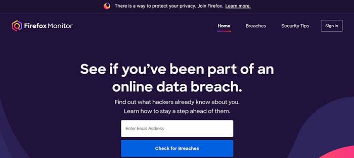 Firefox Monitor