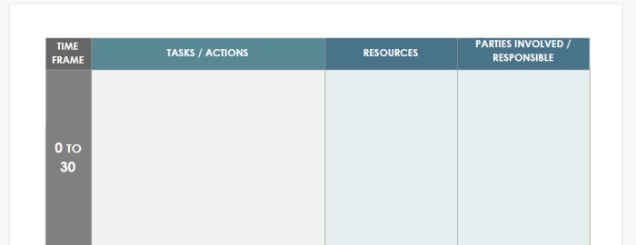 Google Docs calendar template