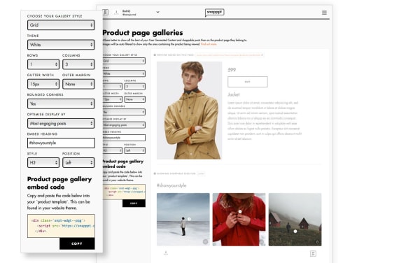 snapppt instagram feed snapppt for shopify