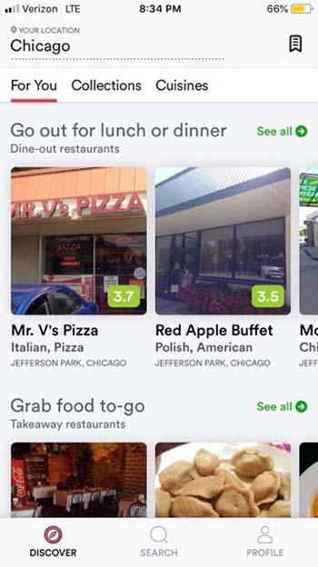 Zomato go out