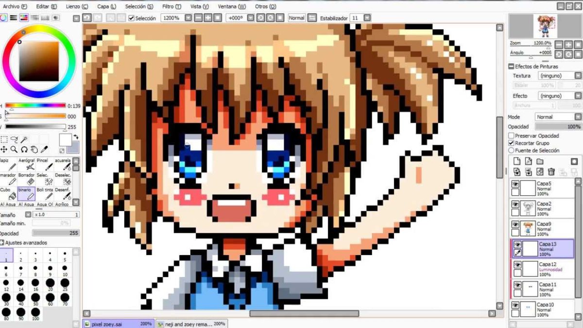 How to do Pixel Lines on PaintTool SAI in 3 Fast Steps