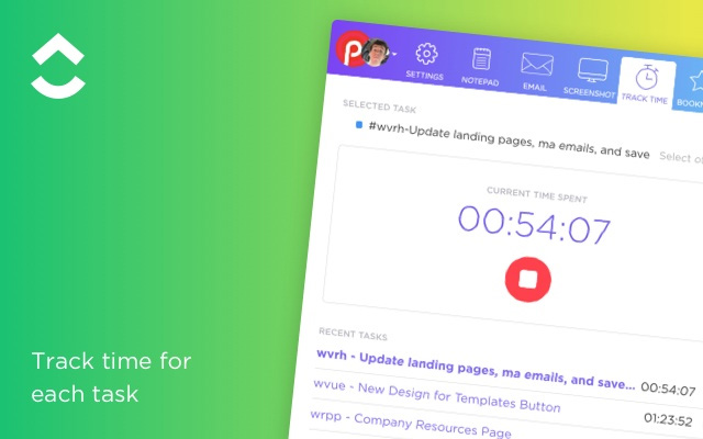 Clickup Chrome extension