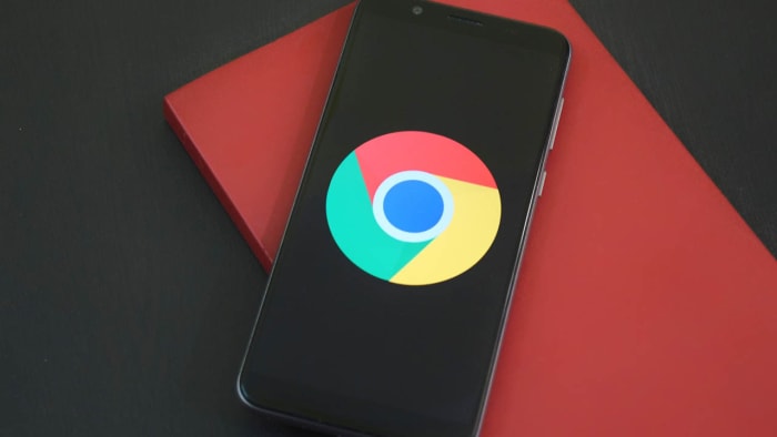 Google Chrome on a mobile phone