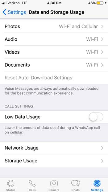 WhatsApp data