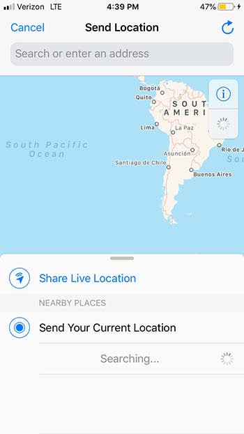 WhatsApp Location