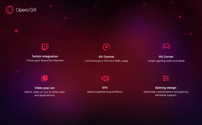 Opera GX features