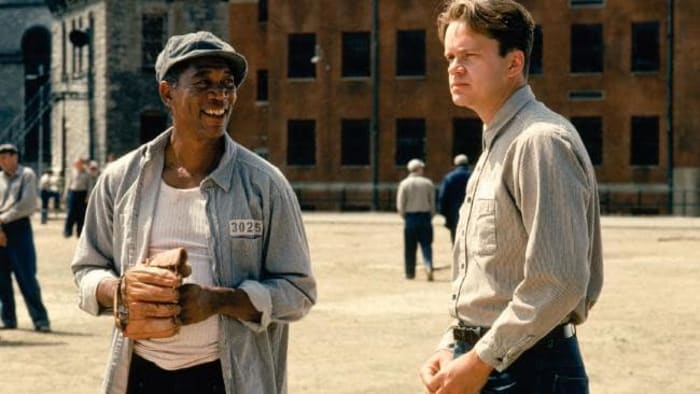 Shawshank Redemption playing catch