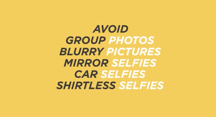 things to avoid bumble profile