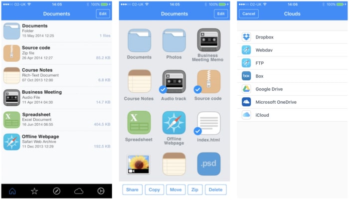 file manager desktop clean