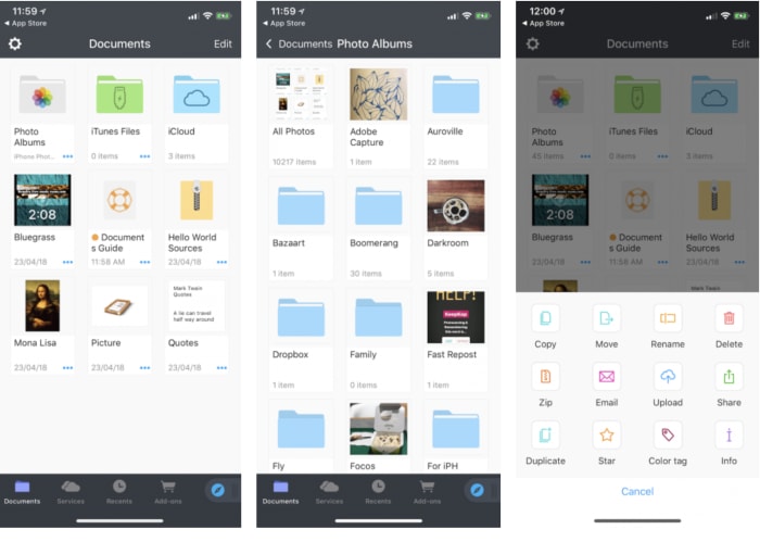 Documents 6 organizer