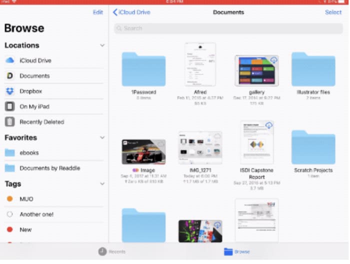 Apple Files file organizer