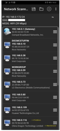 network scanner find unknown devices