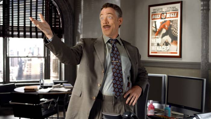 J.K. Simmons J Jonah Jameson